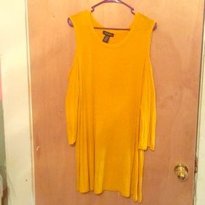 Dressy shoulder cut knit blouse